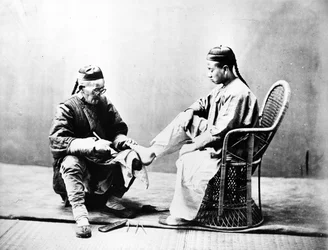 Coupeur de maïs de rue, c.1875